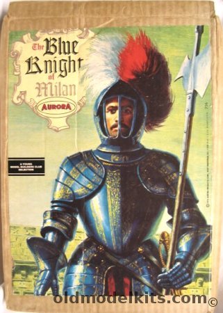 Aurora 1/8 The Blue Knight of Milan, 756 plastic model kit